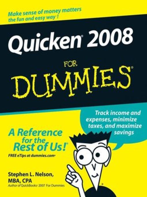 Cover image for Quicken 2008 For Dummies